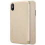 Nillkin Sparkle Series New Leather case for Apple iPhone XS, iPhone X (without LOGO cutout) order from official NILLKIN store